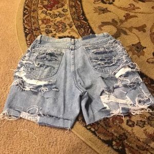 Distressed Shorts